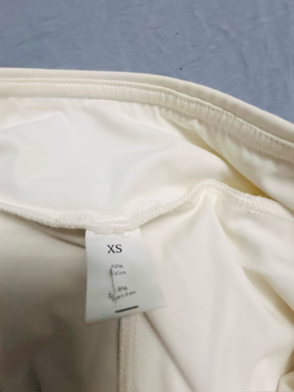 Cream XS Swimwear Bottom